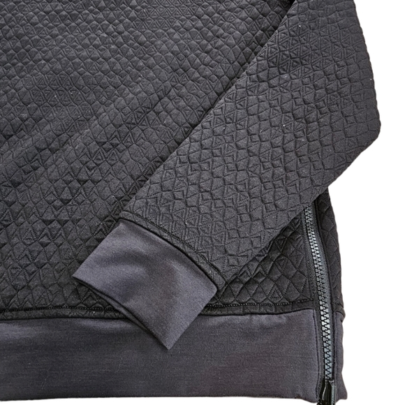 IVIVVA LULULEMON WHEREVER YOU GO QUILTED REVERSIBLE BLACK CREW SWEATSHIRT sz 14 - Picture 9 of 12